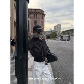 毛领短款 十一石 秋冬保暖王炸 外套女小个子宽松飞行夹克上衣II