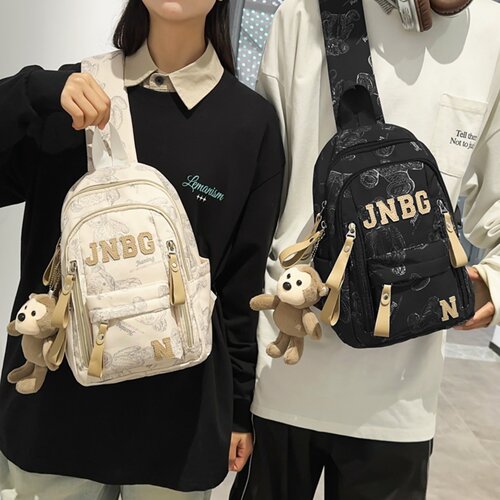 青少年大容量高颜值休闲斜挎包