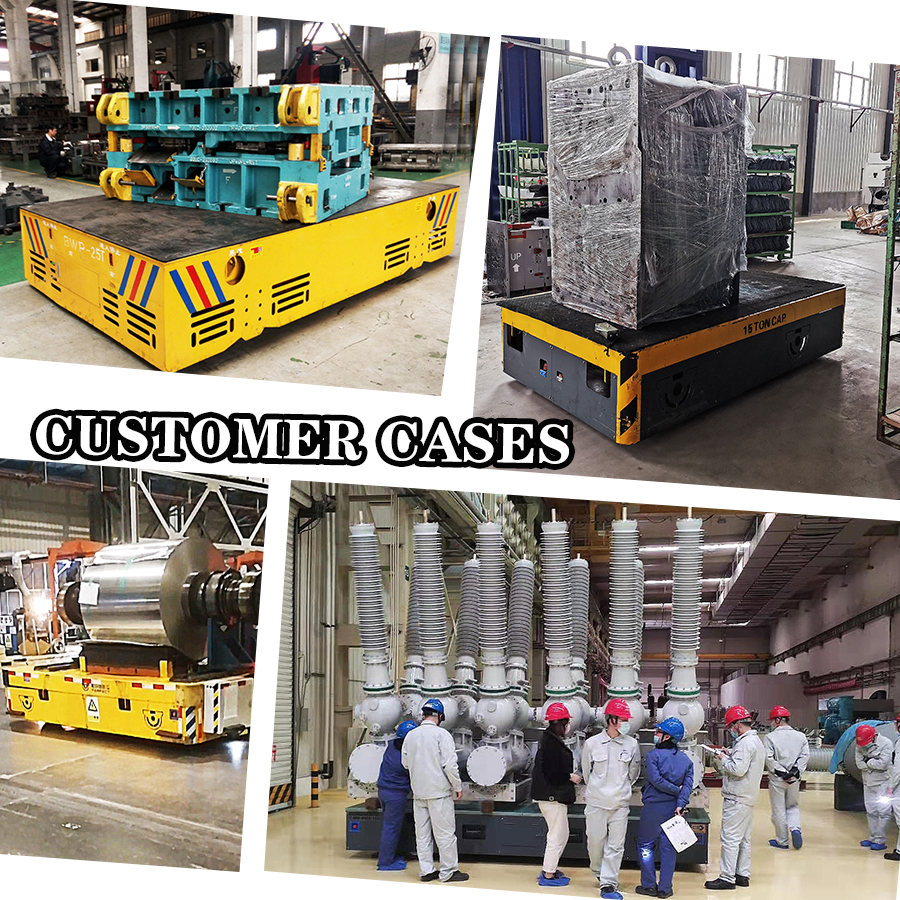 大功率轨道运输车工业用电动平板地轨车无轨地平车10吨小车装制品