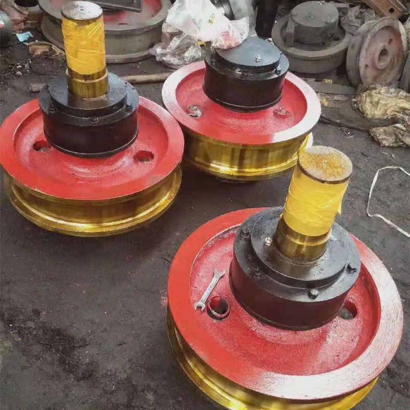 车轮组主动轮轨道地平车车轮门式起重机大轮行车轨道行走轮