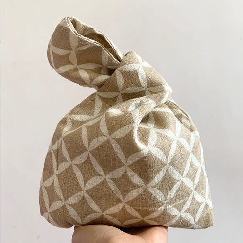 新品手腕包女包禅意遛弯包纯棉