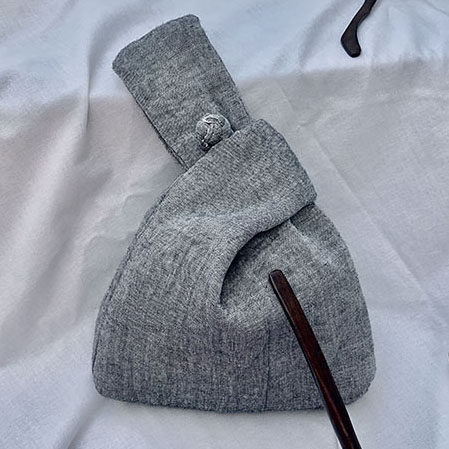 手腕包女文艺复古手拎包零钱袋佛系僧侣小包迷你中式简约手机袋