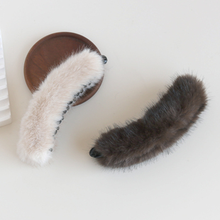 发夹女温柔气质毛绒香蕉夹后脑勺盘发抓懒人一把抓扭夹卡夹子发饰