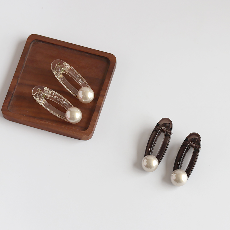 其他边夹亚克力日韩珍珠发饰