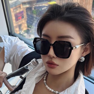 太阳镜女款2025新款防紫外线墨镜开车偏光镜遮阳大脸显瘦太阳眼镜