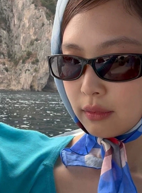 jennie同款Y2K赛博朋克骑行墨镜