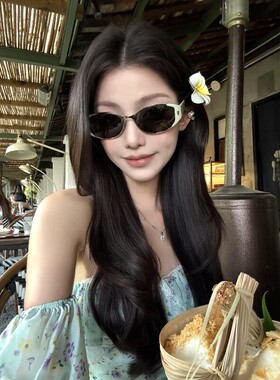 韩版复古猫眼防紫外线太阳镜女