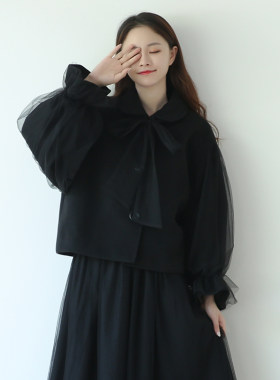 suin2025秋冬新款森女毛呢大衣