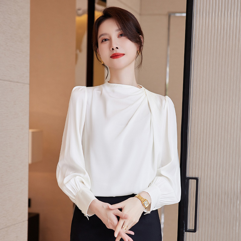 诗璐雅秋季职业长袖衬衫