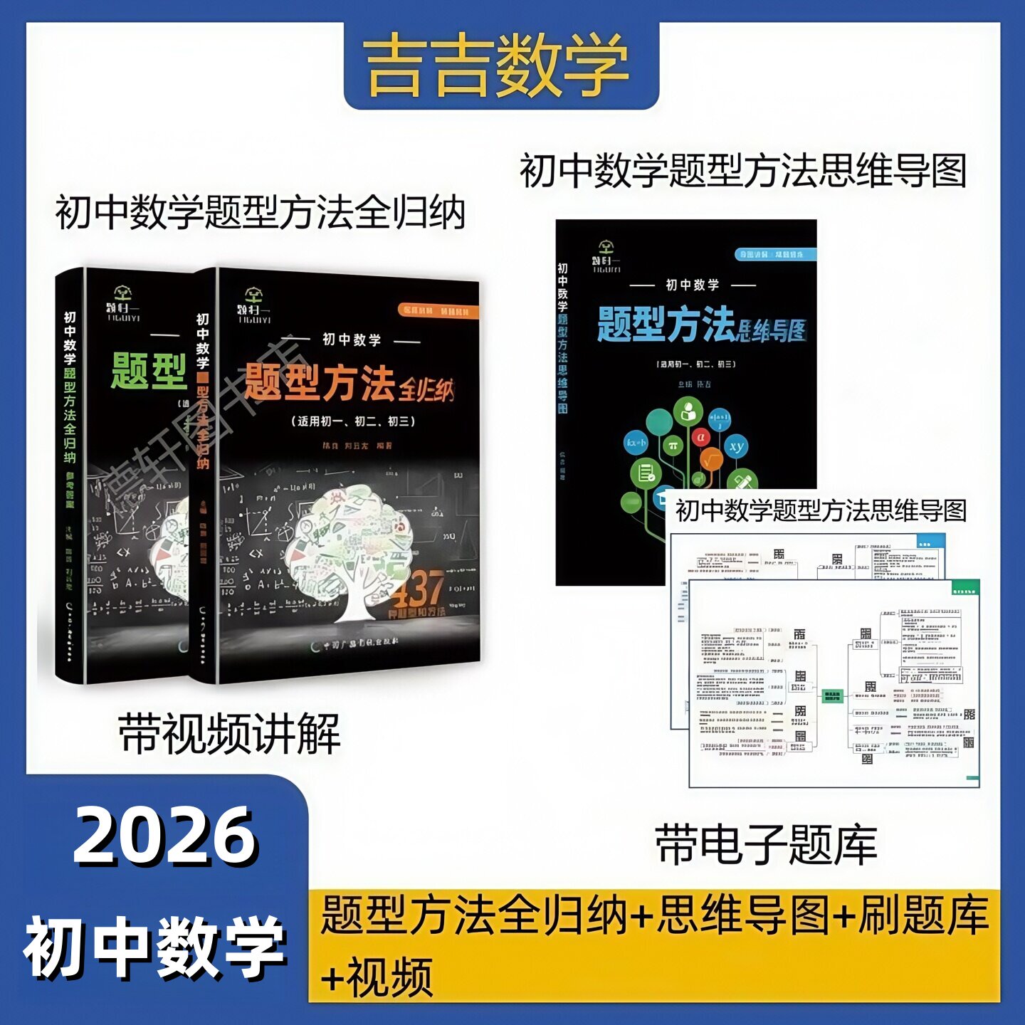 初中数学题型方法思维导图