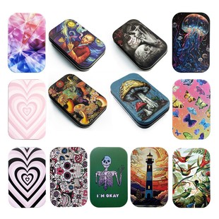 随身便携 烟盒手卷烟草盒男士 Box 马口铁翻盖烟丝盒20支装 创意个性