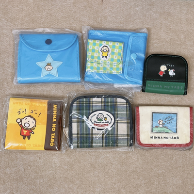 日本三丽鸥绝版大口仔钱包零钱包minna no tabo wallet中古品