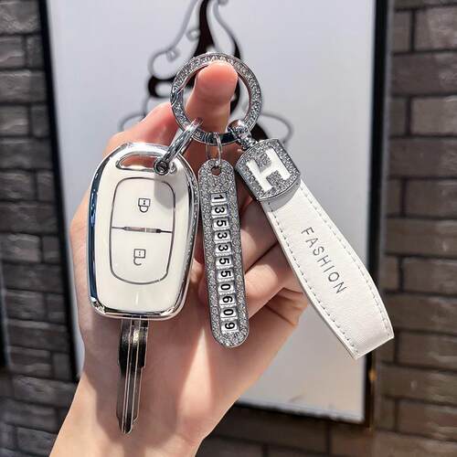 专用东风ex1钥匙套22款东风ex1pro虎耀版雷诺两键个性时尚车包扣