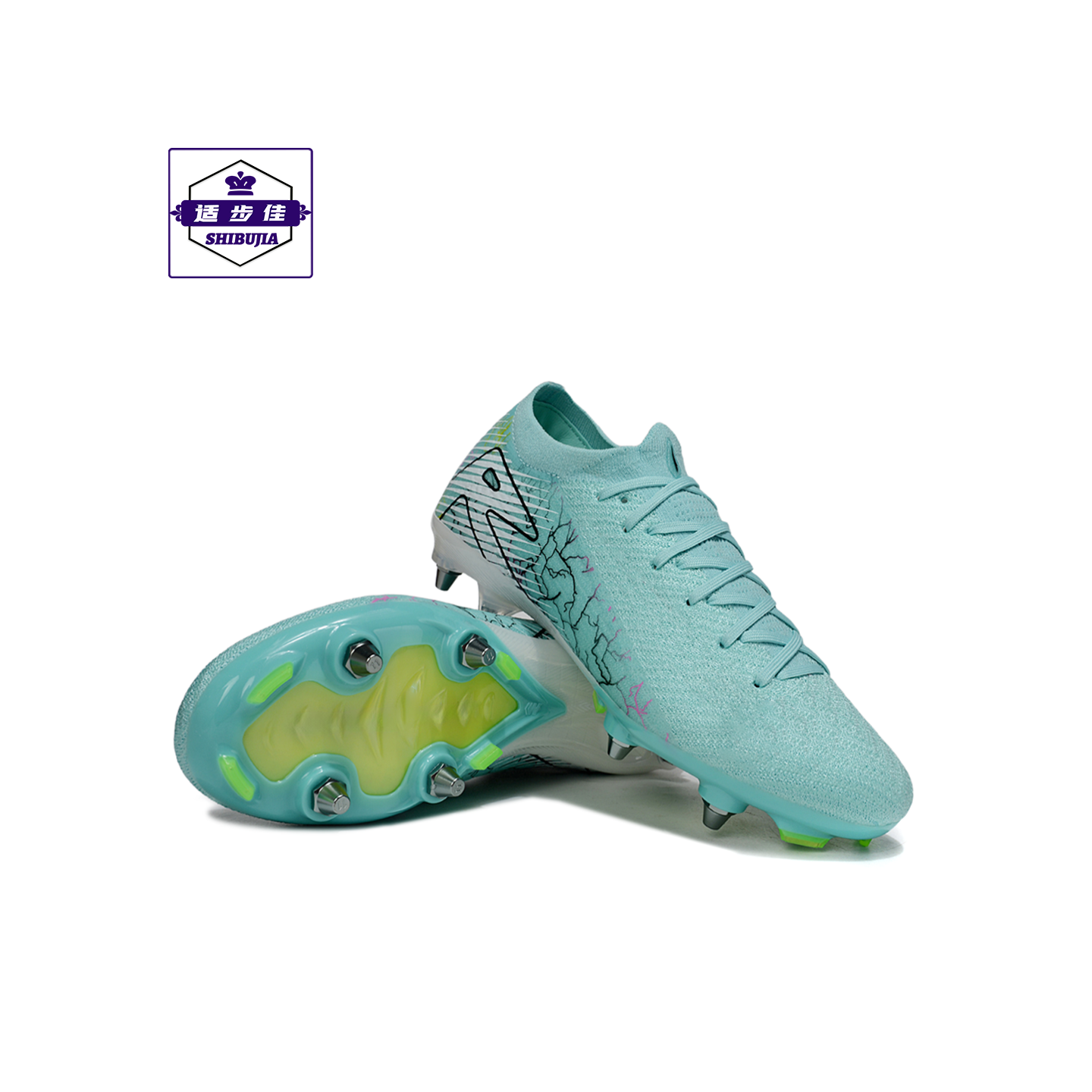 低帮SG钢钉防滑足球鞋