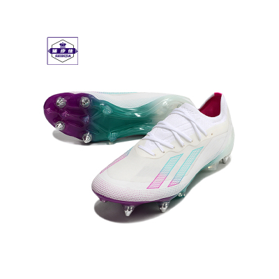 低帮金属长钉天然草地足球鞋