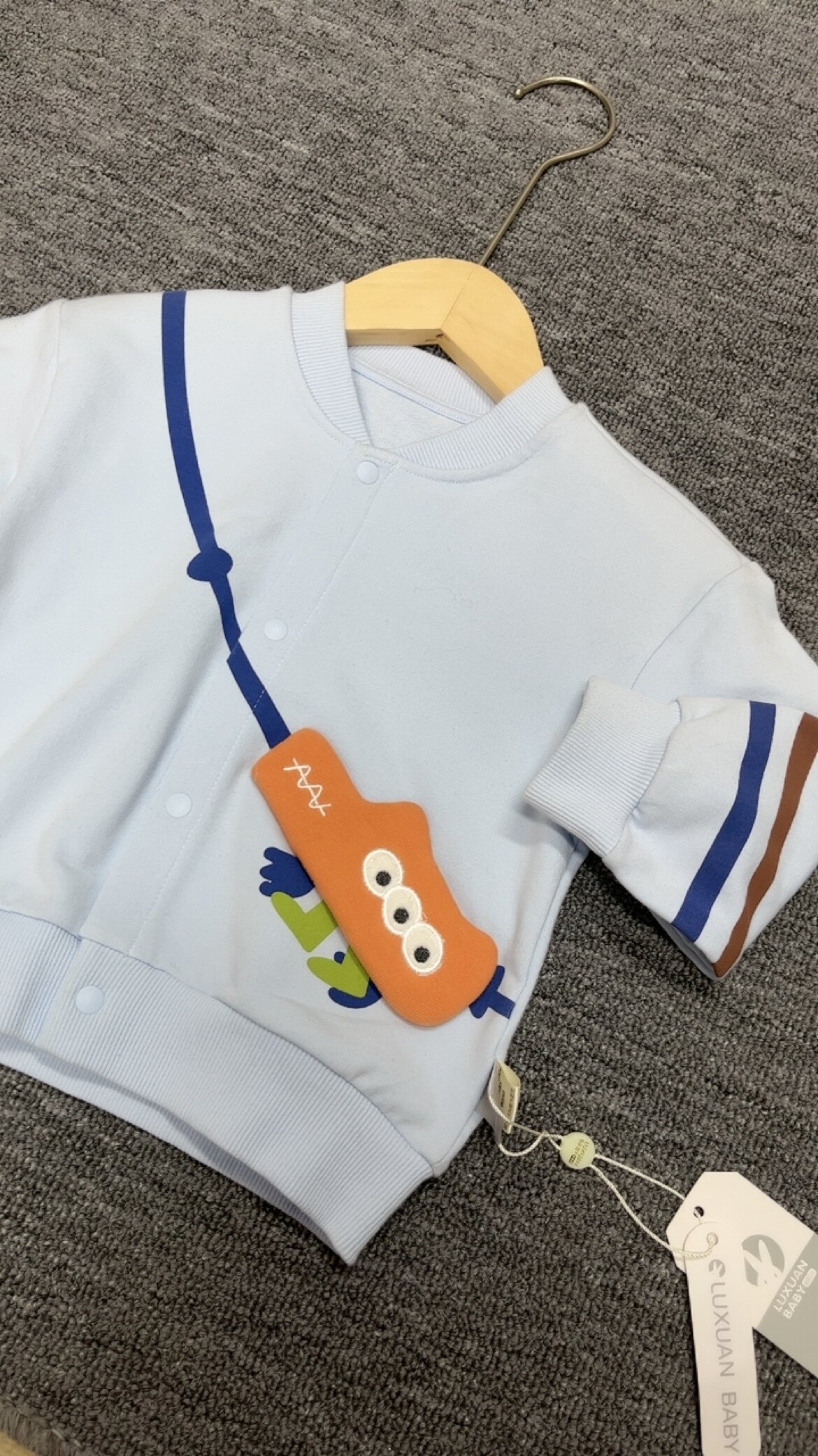 儿童棒球服外套春秋款男童女童宝家居服上装