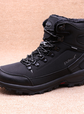 出口瑞典POLECAT抗寒-30° 内400克新雪丽保温棉绒户外防水雪地靴