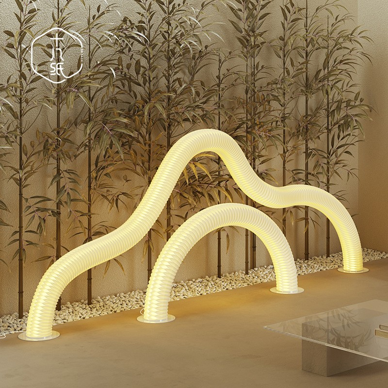 十八纸商用装饰灯摆件展厅商场商铺氛围灯北欧简约网红拍照背景灯属于什么档次？