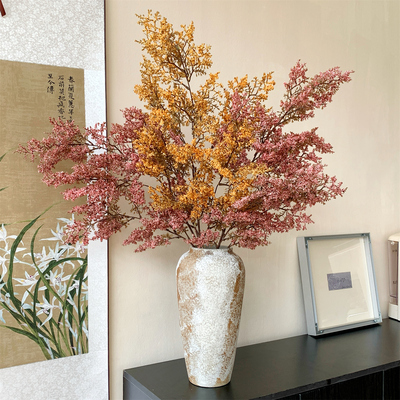 仿真绿植仿真油画枯枝雾凇侘寂风氛围感室内装饰假花场景拍摄道具