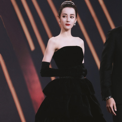迪丽热巴明星同款晚礼服