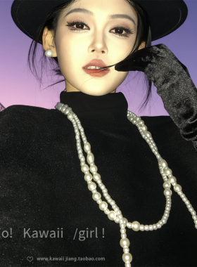 法式复古满天星珍珠项链