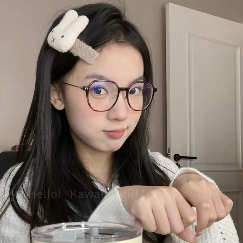 可爱日系毛绒米菲兔侧边夹