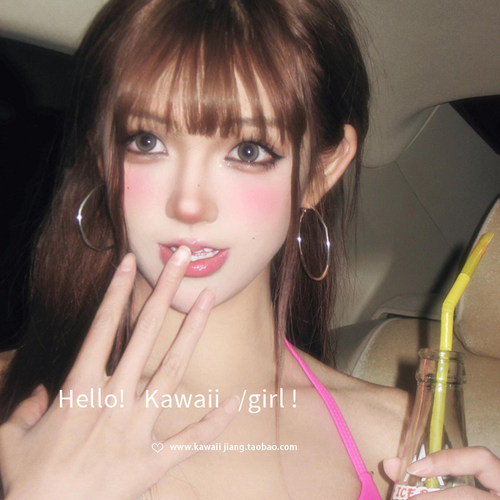 y2k千禧未来风同款大气素圈耳环