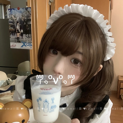 萌物白色lolita发箍日系可爱女仆