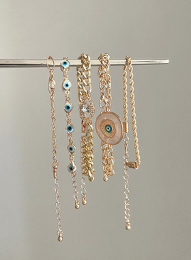 Vintage古着恶魔之眼串珠手链