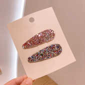 新年彩亮片bb夹儿童发夹小女孩碎发卡侧边夹公主发饰宝宝女童头饰