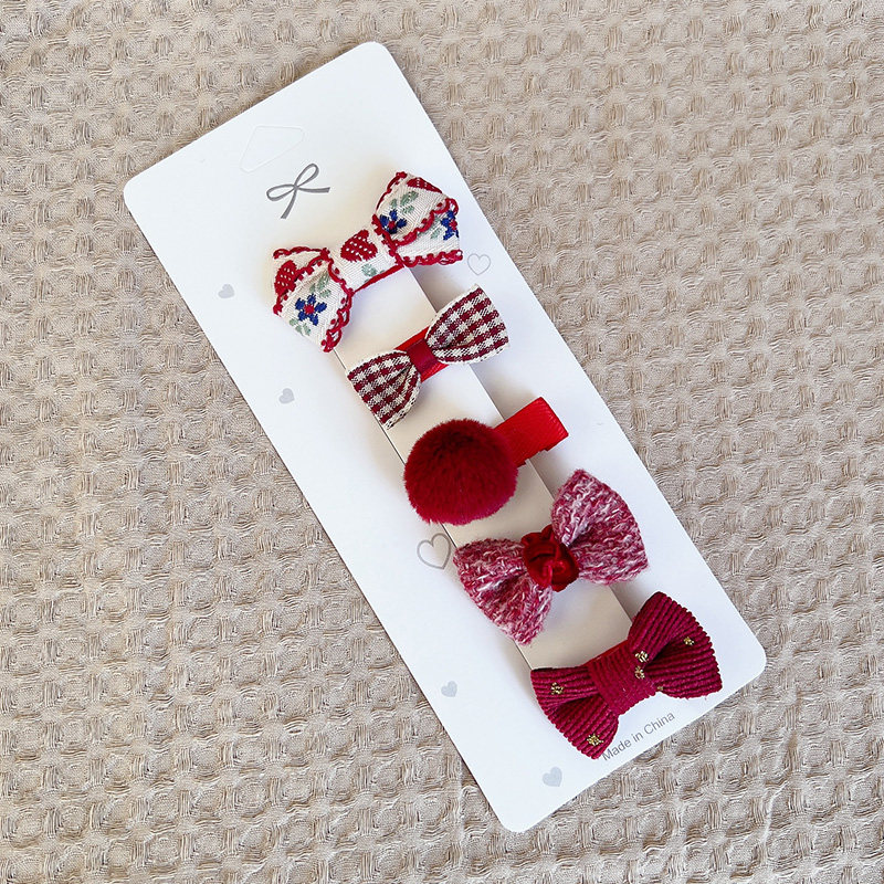 新年宝宝发夹包布蝴蝶结幼儿刘海发卡女童儿童发饰婴儿可爱头饰,童装/婴儿装/亲子装,发饰,淘宝优惠券,粉丝福利购,淘宝优惠卷