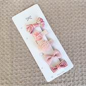 新年宝宝发夹包布蝴蝶结幼儿刘海发卡女童儿童发饰婴儿可爱头饰