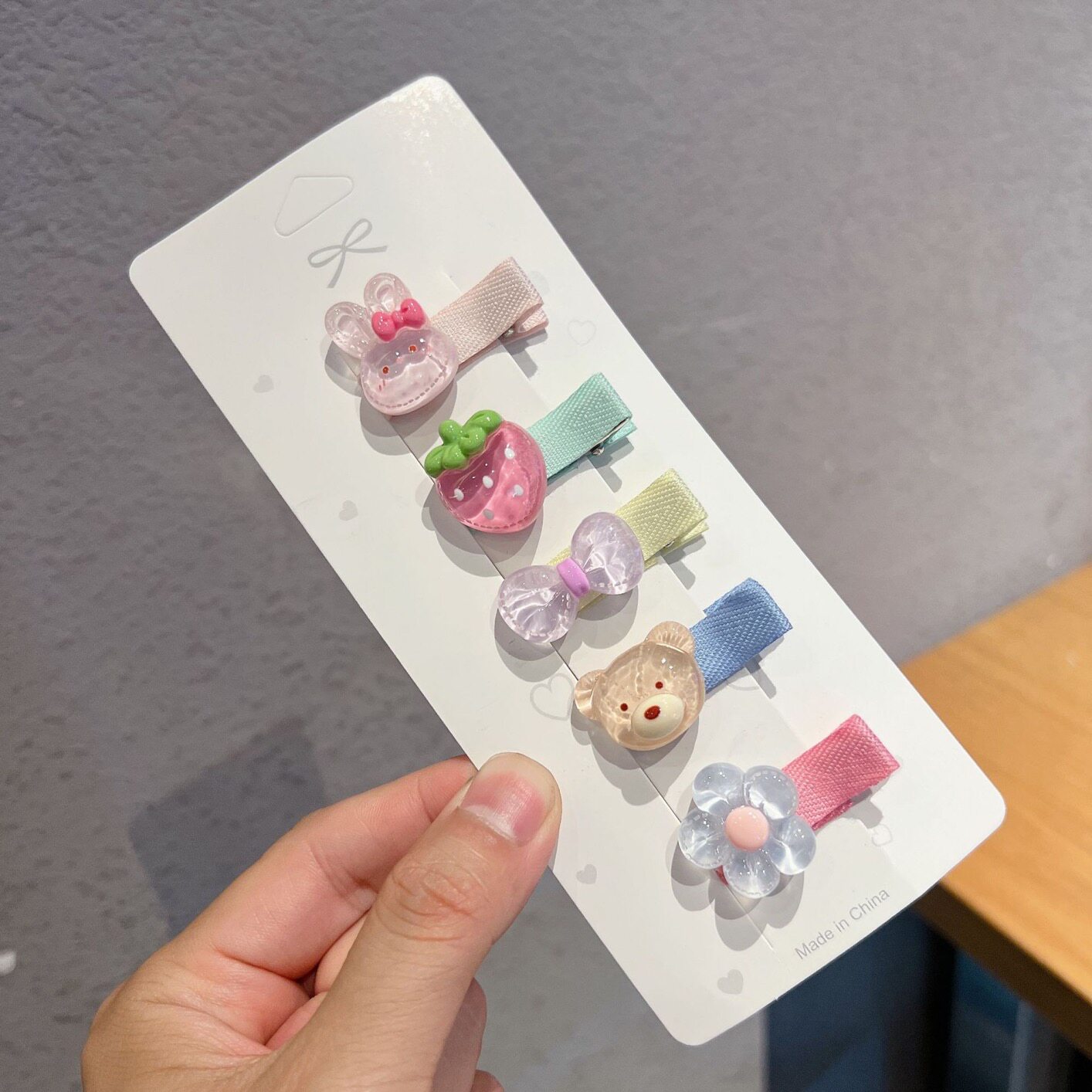 全包布宝宝发夹可爱卡通婴幼儿刘海夹女童边夹发饰发卡儿童头饰