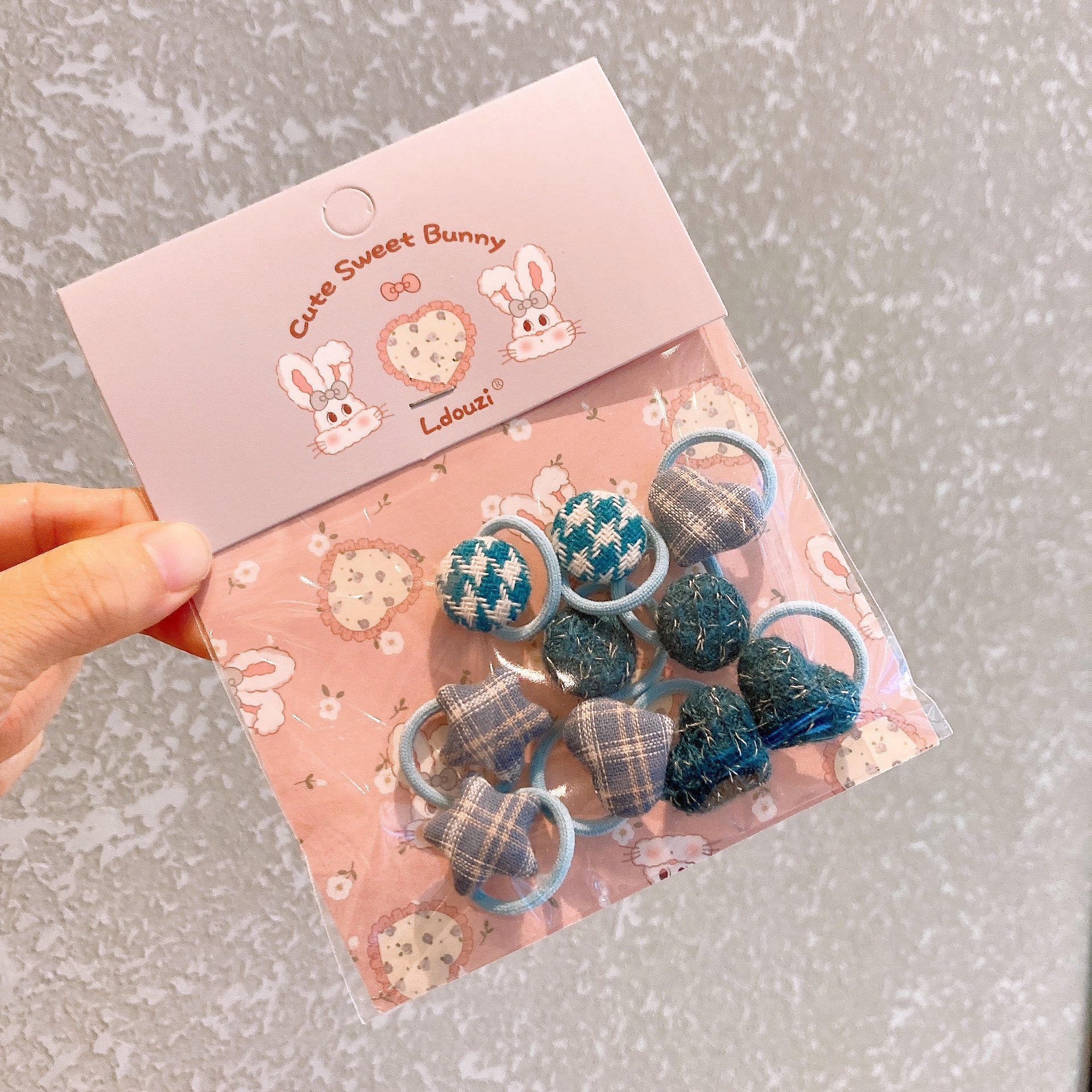 10根装小号宝宝皮筋不伤发拇指发圈秋冬布艺爱心纽扣发绳儿童头饰,童装/婴儿装/亲子装,发饰,淘宝优惠券,粉丝福利购,淘宝优惠卷