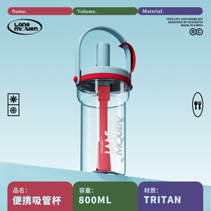 览萌2025新款吸管杯耐高温户外