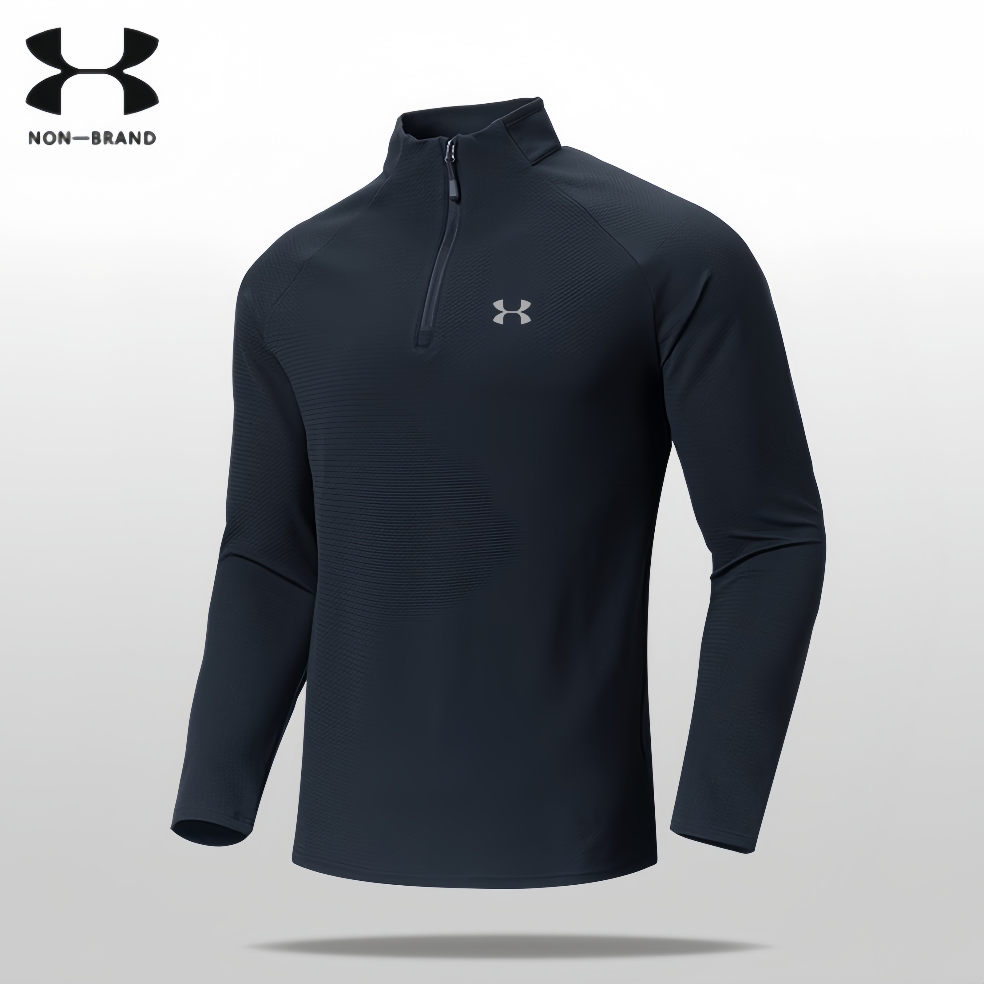 【品牌二折】【秋冬新品】半拉链运动长袖立领卫衣男吸汗透气上衣,男装,秀禾服,淘宝优惠券,粉丝福利购,淘宝优惠卷