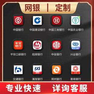 手机银行模拟器制作主流APP图片PDF文件工资卡网银定制明细单收入