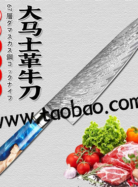 67层大马士革钢商用料理牛刀