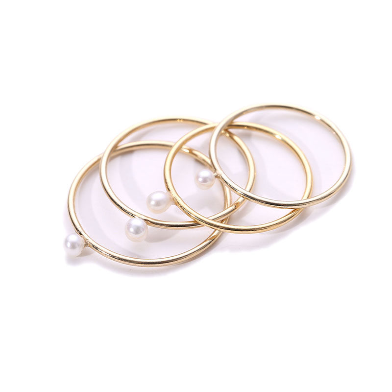 正品美国14K包金注金珍珠戒指指环DIY戒饰配件14/20GF