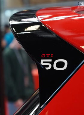 大众高尔夫8/8.5 GTI 50周年特别版尾翼贴改装标识车贴CS侧翼装饰