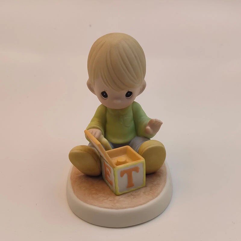 出口外贸陶瓷水滴娃娃礼物盒男孩家居装饰品桌面摆件老货