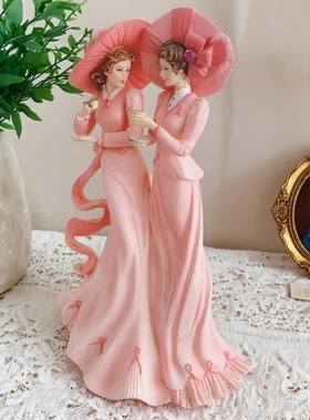 复古怀旧富丽下午茶双人贵妇