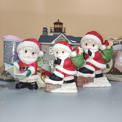 陶瓷圣诞老人Cershar Precious Moments家居饰品摆件节日礼物工艺