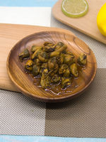 Smoked mussels in 85-gram cans for export, ready-to-eat mussels and mussels in seafood cans, mussels and shellfish snacks thumbnail 5