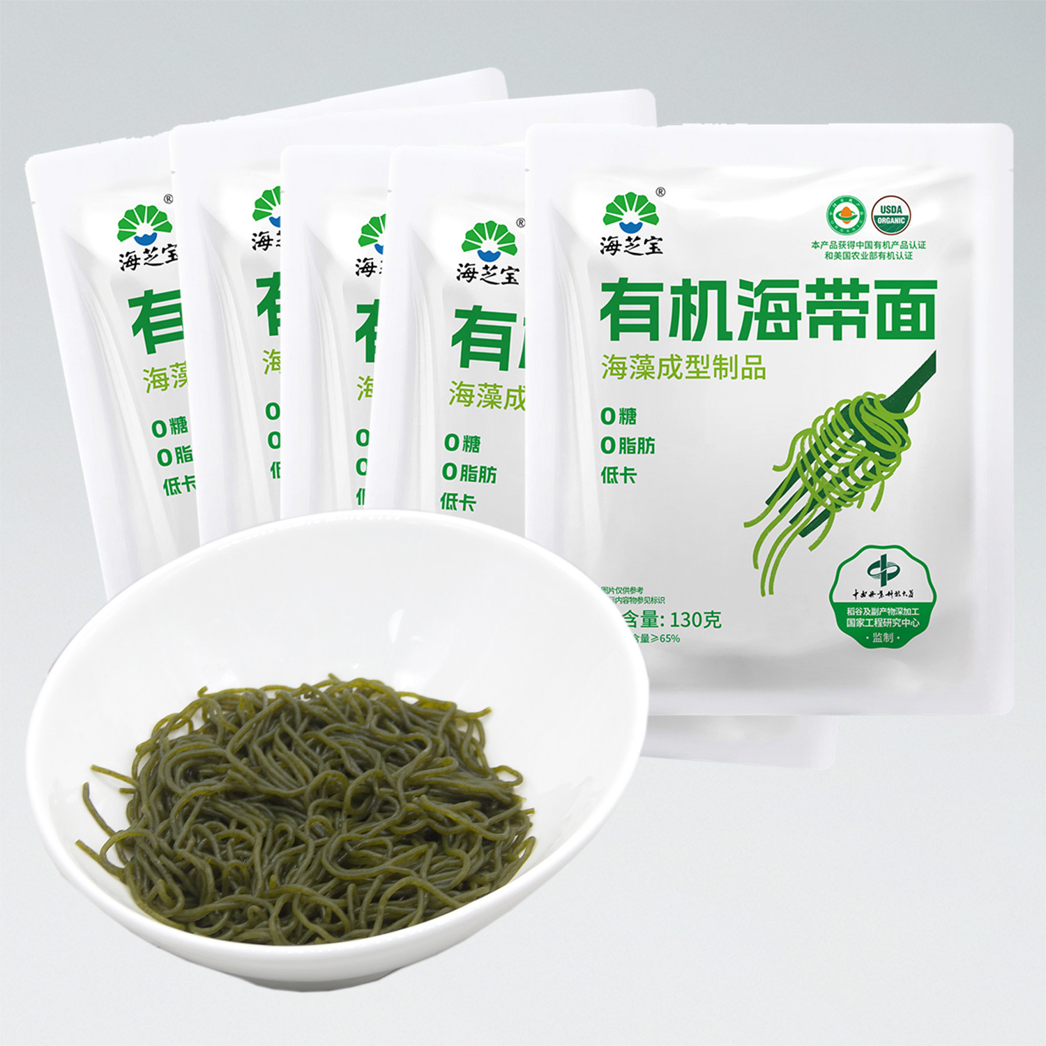 海芝宝有机海带面即食代餐海藻粉图片