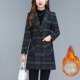 女装 加棉加厚中长款 潮流大码 时尚 胖mm毛呢外套 呢子大衣秋冬季