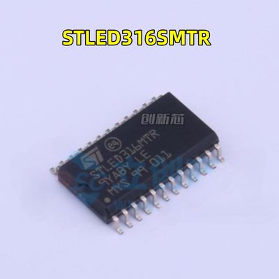 原装正品STLED316SMTR封装SOP-24 STLED316MTR LED照明驱动器芯片