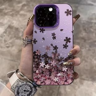 满屏花朵适用三星s25ultra手机壳硅胶s23fe新款 s22创意s21小众a55a15a16高级感a54a34a35a53防摔a56a71 s24