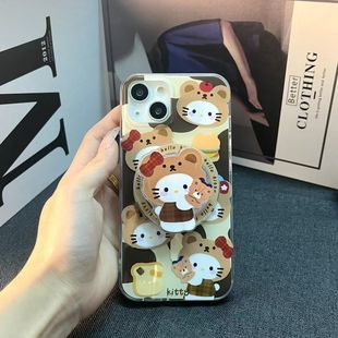 s22创意s21小众a55a15a16卡通a54a34a35a53防摔a56a7 s24 小熊变装 KT猫适用三星s25ultra手机壳磁吸s23fe新款