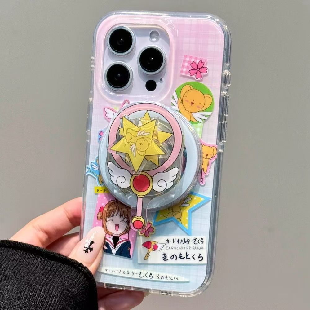 卡通少女樱魔法棒摇摇乐手机壳